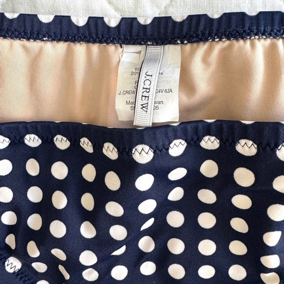J. Crew Navy Breezy Dot Polka Bikini - Picture 4 of 8